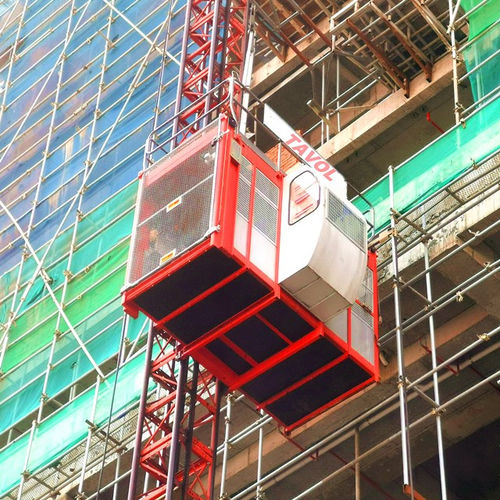 Ascensor para obra - SC200/200 - Shandong Tavol Machinery Co.,Ltd - eléctrico