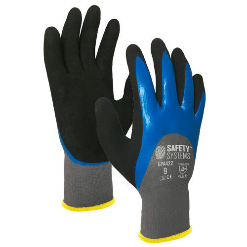 Guante de manipulación - GPA422 - Lanzi Srl | Safety Systems - de protección mecánica / resistente al aceite / de nitrilo