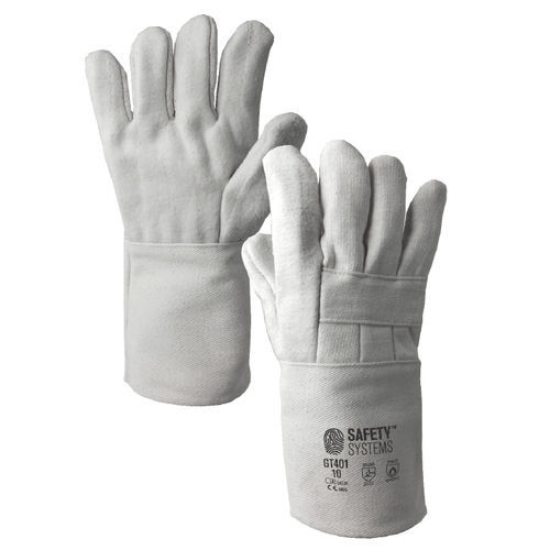 Guante de trabajo - GT401 - Lanzi Srl | Safety Systems - para la industria del vidrio / de protección mecánica / de protección térmica