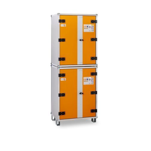 Armario de almacenamiento - 12048 - Ricomi srl - de seguridad / con patas / con puertas dobles