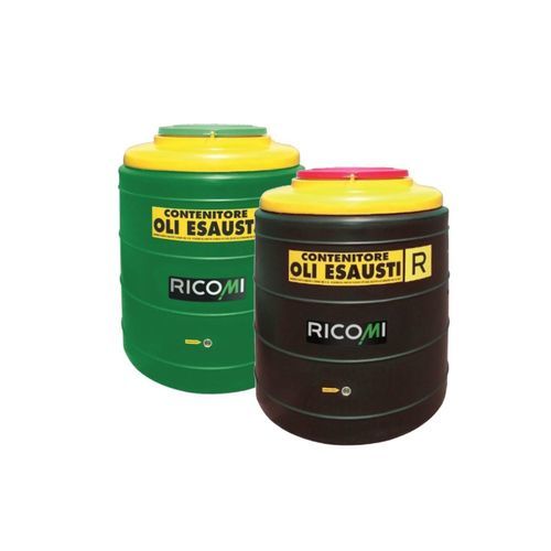 Contenedor para almacenamiento - QOIL3V - Ricomi srl - para líquido / de PEHD / de polietileno