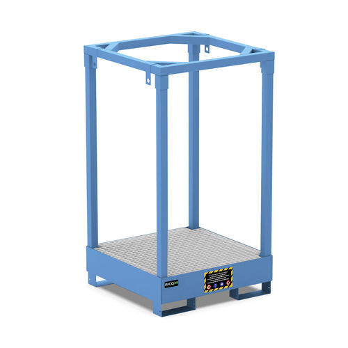 Contenedor para uso industrial - BV500R - Ricomi srl - para big bag / para líquido / de acero galvanizado