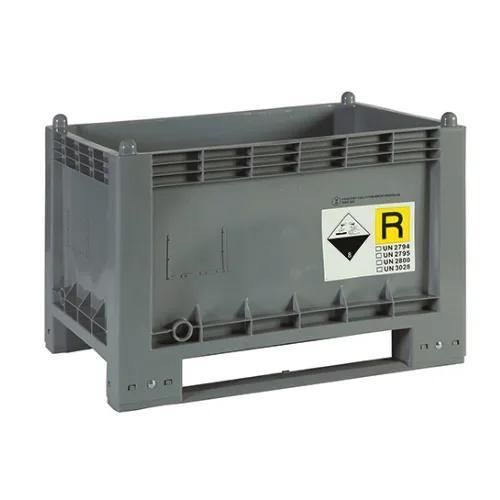 Contenedor de residuos de plástico - 80124162 - Ricomi srl - de residuos industriales / para residuos peligrosos / para reciclaje