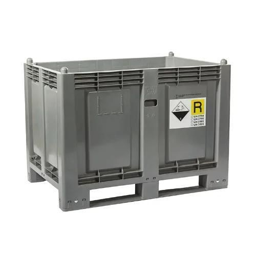 Contenedor de residuos de plástico - R30185743N - Ricomi srl - para residuos peligrosos / con tapa