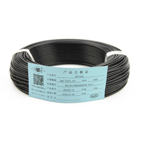 Cable monoconductor aislado - UL1199 series - Shanghai Shenyuan High Temperature wire Co., Ltd - de cobre / de PTFE / multifilar