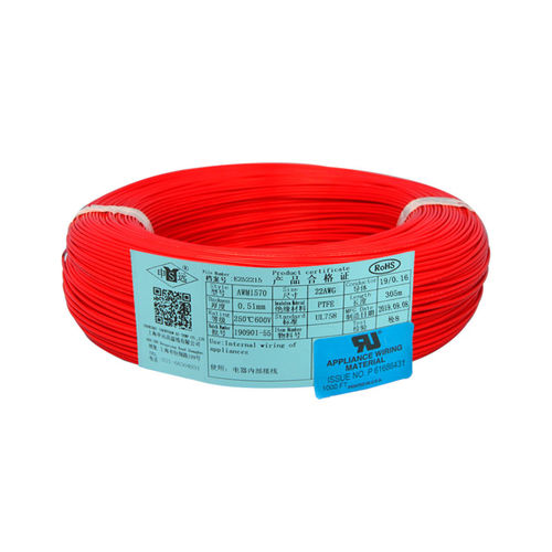 Hilo eléctrico aislado - UL1570 series - Shanghai Shenyuan High Temperature wire Co., Ltd - de cobre / de PTFE / flexible