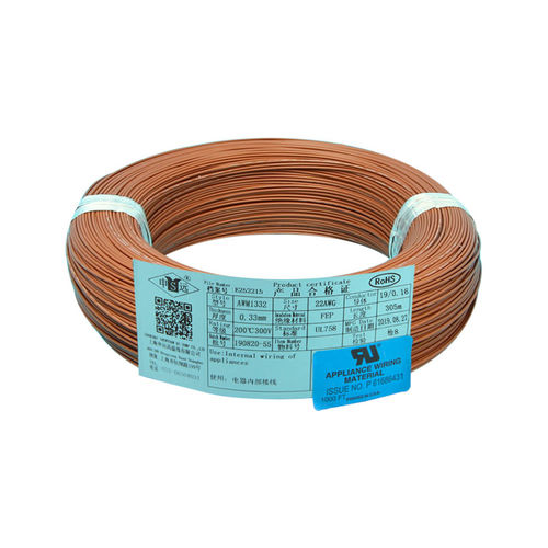 Hilo eléctrico aislado - UL1332 series - Shanghai Shenyuan High Temperature wire Co., Ltd - de cobre / de FEP / flexible