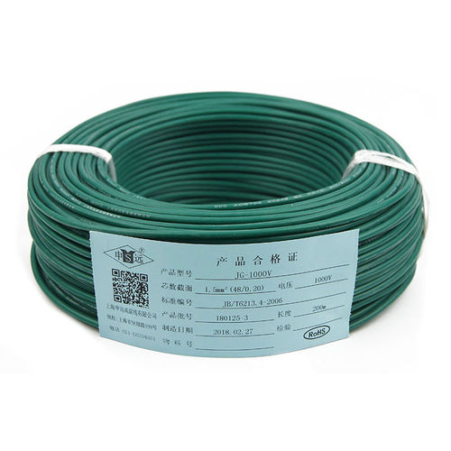 Hilo eléctrico aislado - JG / JGG series - Shanghai Shenyuan High Temperature wire Co., Ltd - de cobre / de caucho de silicona / flexible