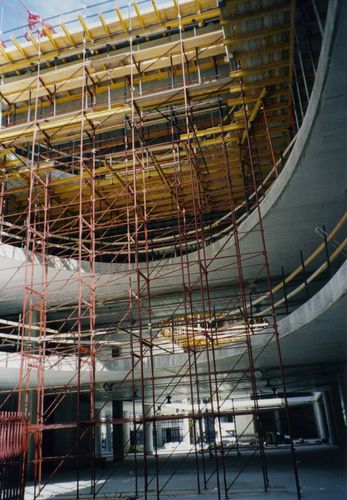 Torre de andamio fijo - CSC SRL - de fachada / modular