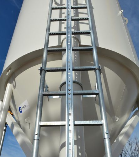 Silo móvil - Kurz Silo systeme - de fondo cónico / soldado / de uso general