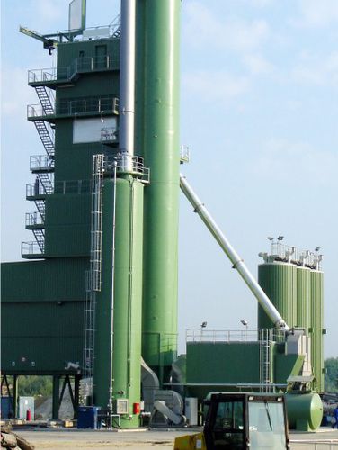 Silo para asfalto - Kurz Silo systeme - soldado / con mezclador / de metal