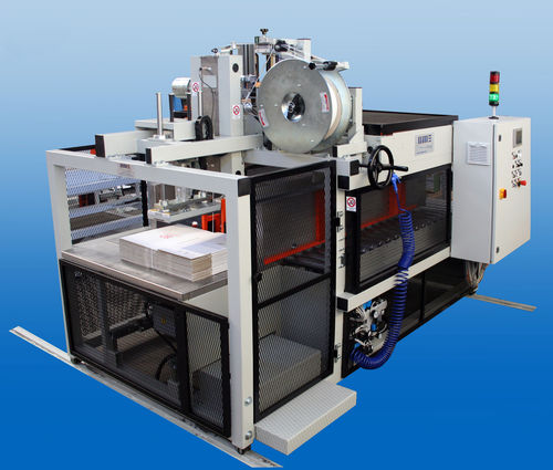 Flejadora de paquetes - ISM 300 – ISM 600 - OFFICINA MECCANICA SESTESE S.p.A. - automática / para cartón ondulado / vertical