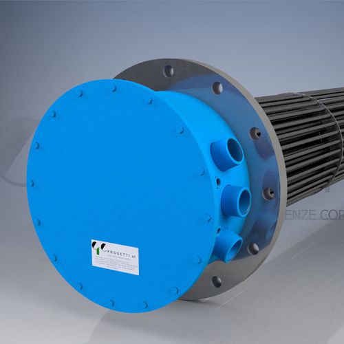 Elemento calefactor tubular - CRC PROGETTI SRL - de acero inoxidable / de acero / industrial
