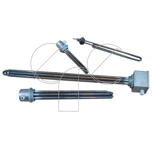 Elemento calefactor tubular - CRC PROGETTI SRL - con 3 elementos / de acero inoxidable / industrial