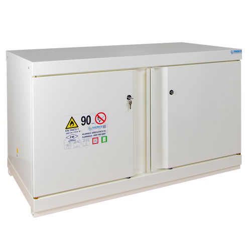 Armario de almacenamiento - 79 series - ALL SAFETY - montaje bajo banco de trabajo / con puertas batientes / con puertas dobles