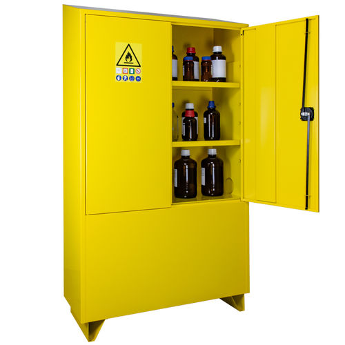 Armario de almacenamiento - AMS200 - ALL SAFETY - de seguridad / de suelo / con puertas batientes