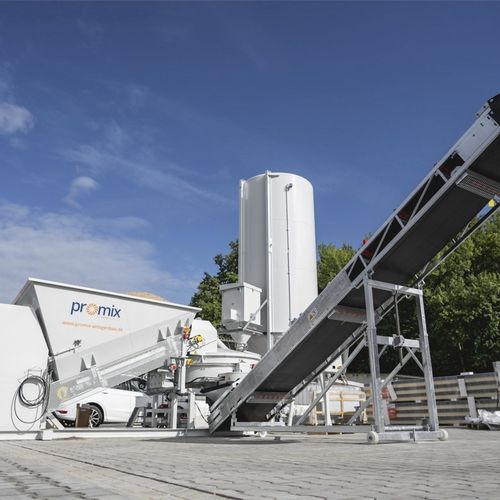 Planta de hormigón móvil - promix-1000 - promix Anlagenbau GmbH & Co. KG - compacta / automática