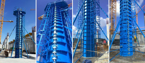 Sistema de encofrado marco - Modset - URTIM - modular / para pilares circulares / de acero