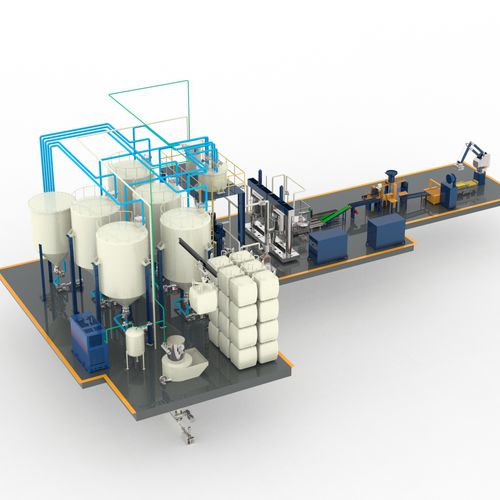 Línea de producción de piezas troqueladas - foshan jct machinery ltd - para obra de construcción