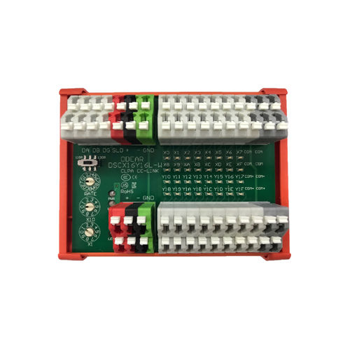 Bloque de conexión para módulo E/S - DSCX16Y16L-W - JPC Connectivity - para circuito impreso / push-in / de potencia