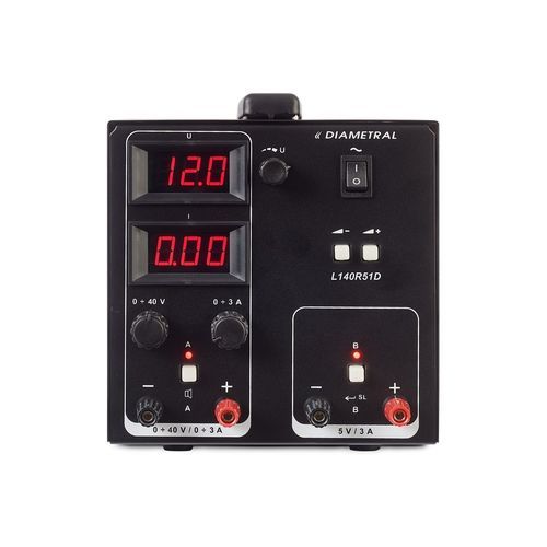 Alimentación eléctrica de mesa - L140R51D - Diametral a.s. - DC / ajustable / conmutada
