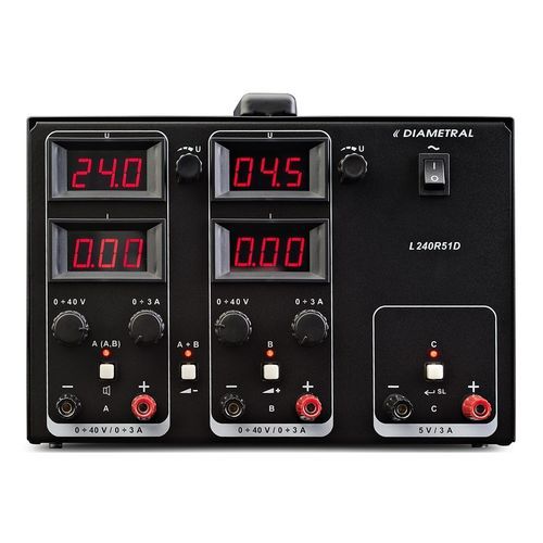Alimentación eléctrica de mesa - L240R51D - Diametral a.s. - DC / ajustable / conmutada
