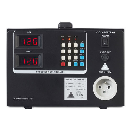 Alimentación eléctrica de mesa - AC250K2D-S - Diametral a.s. - AC/AC / estabilizada / de laboratorio
