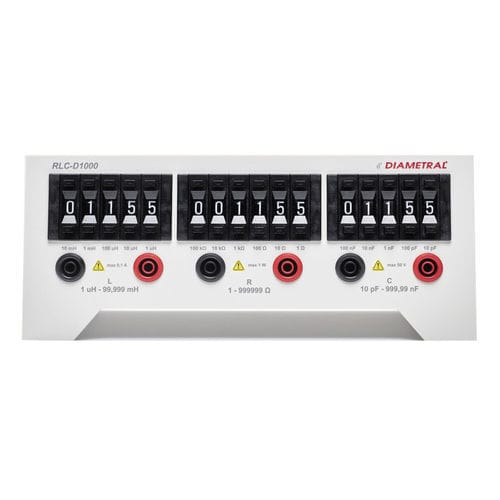 Caja de década de capacidad - RLC-D1000 - Diametral a.s. - de resistencias