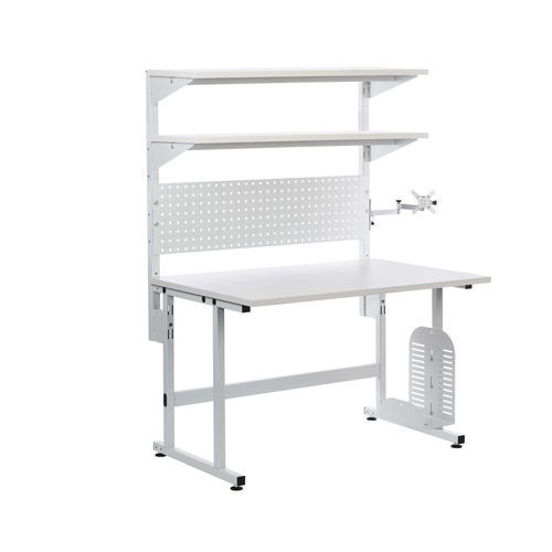 Banco de trabajo de acero - VariWork - Diametral a.s. - para taller / con tablas