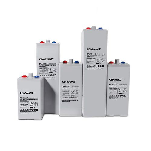 Batería OPzV gel - Shenzhen Consnant Technology Co., Ltd. - tubular / 12 V / 2 V