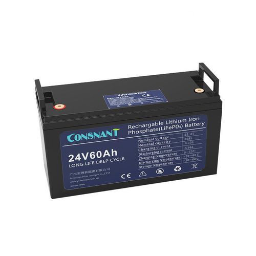 Batería LiFePO4 - LFP2460 - Shenzhen Consnant Technology Co., Ltd. - rectangular / 24 V / para equipos de telecomunicaciones