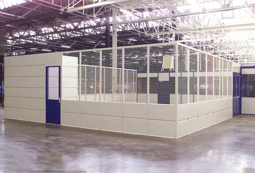 Tabique de taller - AMGE INDUSTRIE - enrejado / modular