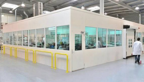 Tabique para sala blanca - AMGE INDUSTRIE - modular