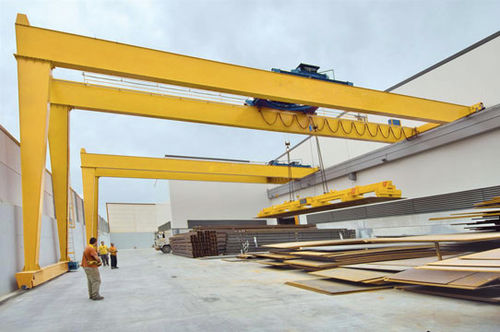 Semipórtico en riel - Alexandria Crane Systems - de riel doble / eléctrico