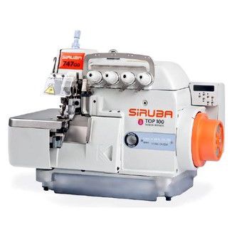 Máquina de coser punto de cantonera - SIRUBA 700QD Series - H SEWING CO., LTD. - de 2 agujas / de tejidos / fija