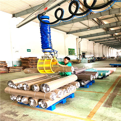 Aparato de levantamiento neumático - VEL180/2.5-STAND - Herolift - para rollos / para enrollador