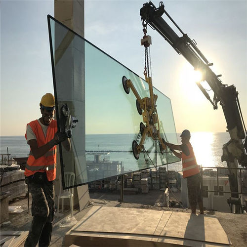 Elevador de ventosas para placa de vídrio - GLA - Herolift - vertical
