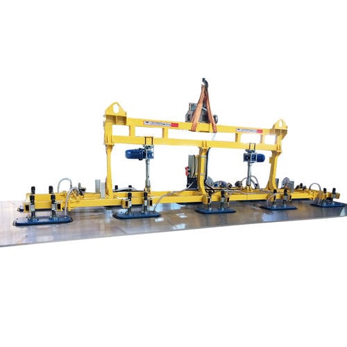 Elevador de ventosas en H - BLA1000-8-B - Herolift - para chapas / para placa de vídrio / para barril