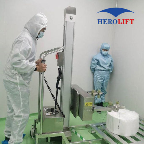 Apiladora eléctrica - CT140SE - Herolift - con operador a pie / para la manipulación de bobinas / para barriles