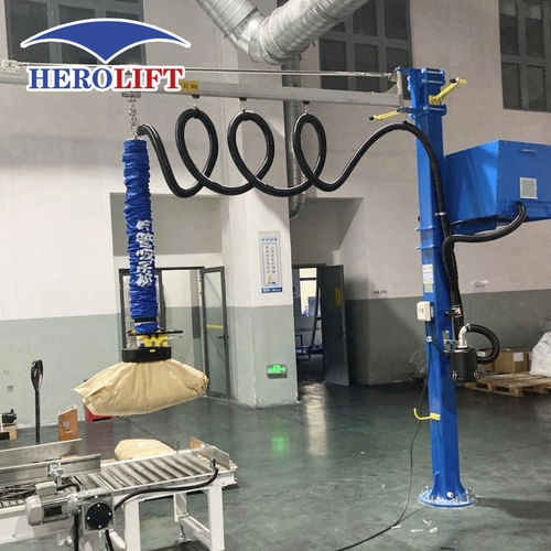 Tubo elevador para cajas de cartón - VEL140-2.5-STAND - Herolift - para saco