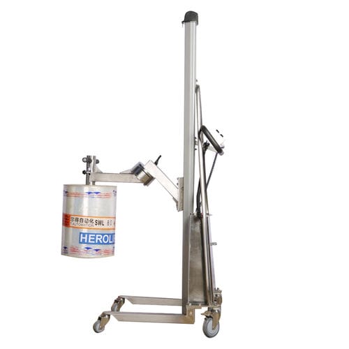 Apiladora eléctrica - CT100CE-SS - Herolift - con operador a pie / para la manipulación de bobinas / para barriles