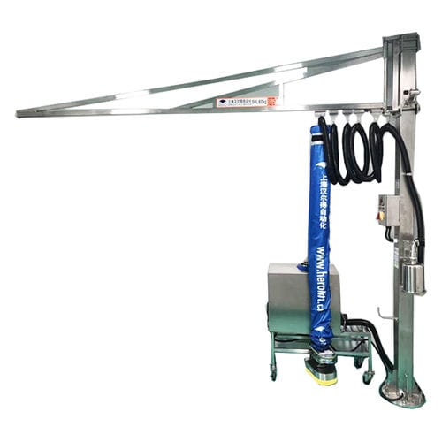 Aparato de levantamiento de columnas - VEL230-2.5-Std - Herolift - de tubo aspirador / móvil / de bolsas
