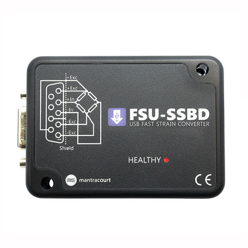 Convertidor de señal captor de fuerza - USB - FSU-SSB series - Mantracourt Electronics Ltd - en riel DIN