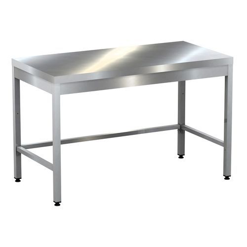 Mesa de trabajo de acero inoxidable - H574 series - Brökelmann Geräte- und Anlagenbau