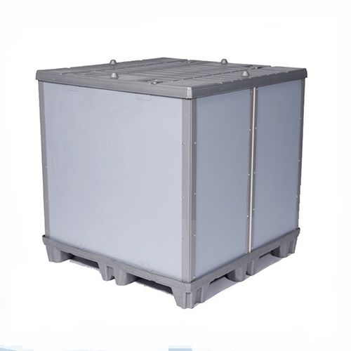 Caja-palé de PEAD - KT-FB1210 - Qingdao King Tai Plastic Industry Co.,Ltd - para almacenamiento / de transporte / con tapa