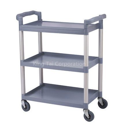 Carro de servicio - KT-032A - Qingdao King Tai Plastic Industry Co.,Ltd - de polipropileno / 3 niveles / multifuncional