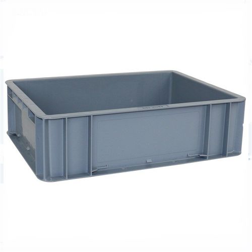 Cajón de plástico - KT-EU43120 - Qingdao King Tai Plastic Industry Co.,Ltd - para almacenamiento / apilable / con tapa