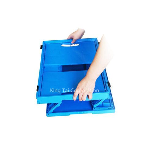 Cajón de polipropileno - KT-FC230 - Qingdao King Tai Plastic Industry Co.,Ltd - para almacenamiento / con tapa / plegable