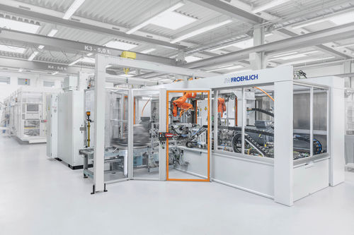 Banco de ensayo mecánico - EOL  - JW FROEHLICH Maschinenbau GmbH - funcional / de desplazamiento / automatizado