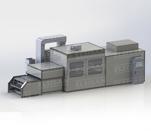 Unidad de proyección fija - OKM-P - Elsisan - de pintura de dos componentes / de líquidos / automática